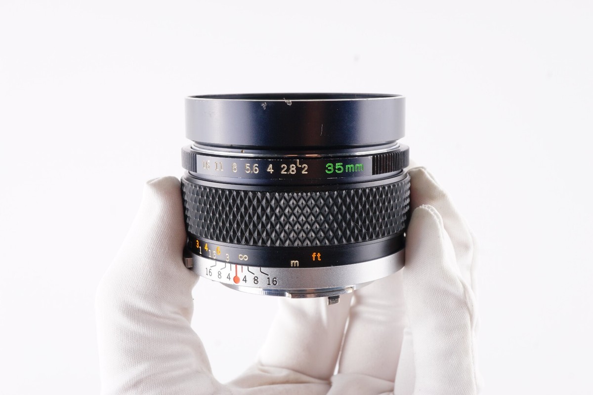 Near Mint】 Olympus OM System MC Zuiko Auto W 35mm f/2 MF Lens