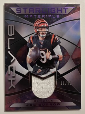 2024 Panini Black Starlight Materials #SM-JB Joe Burrow Royal  /99