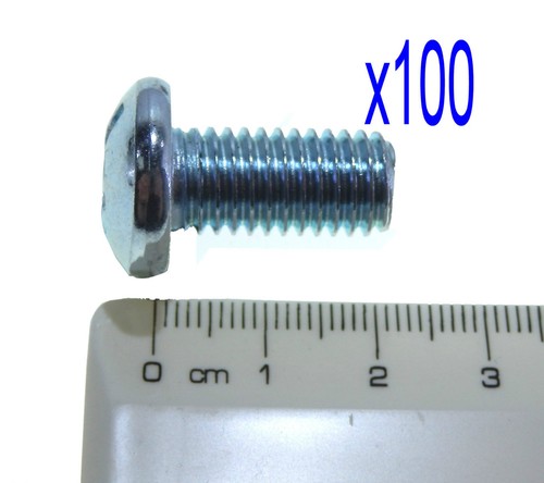 M10 BZP Pan Head Screws 30, 20 or 15mm, spacers 5 or 10mm plus M10 washers. - Picture 15 of 30
