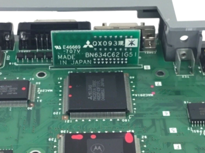 Mitsubishi QX611B-1 PLC Processor Board BN634A712G53 Rev E QX611-1