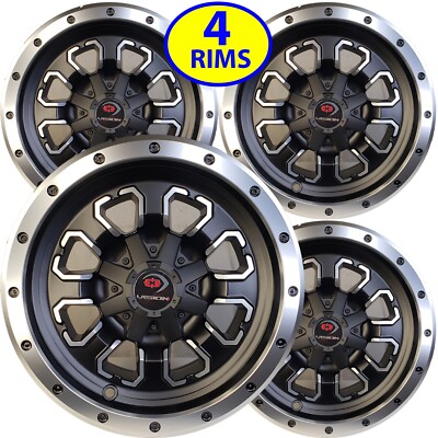 MINI TRUCK RIMs WHEELs you get FOUR 12x7 4/115 4+3 Forged Aluminum DOT COMMANDER