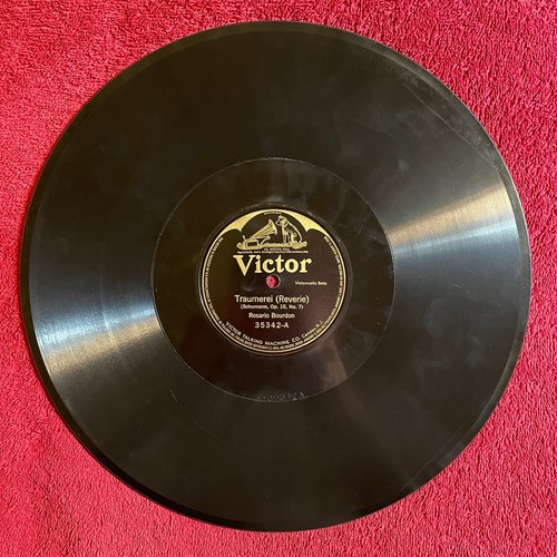 VICTOR 35342 Rosario Bourdon/Florentine Quartet 78rpm 12" Traumerei (Reverie) - Picture 2 of 4