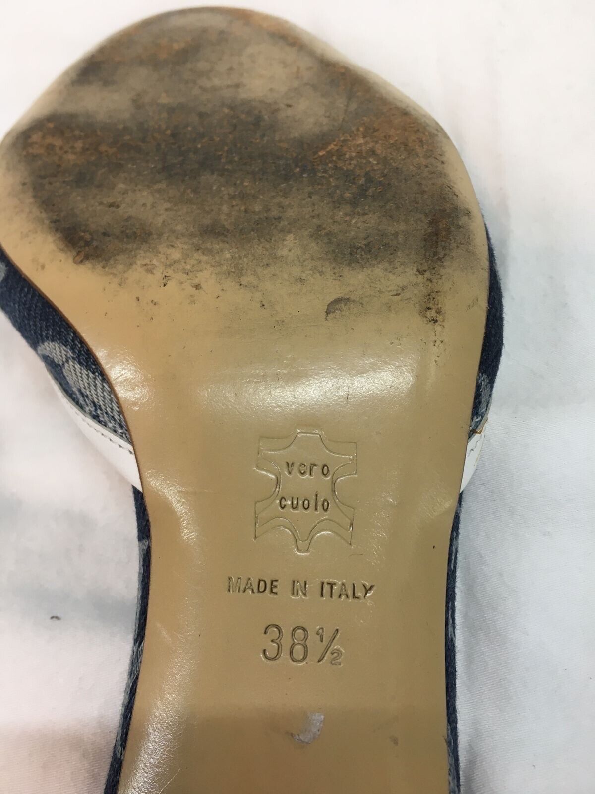 Versace Women Heels open toe shoes Size 8.5 (38.5) - image 10