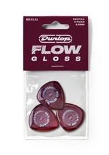 NEW Dunlop 550P Flow Gloss Guitar Picks (3), 3.0mm