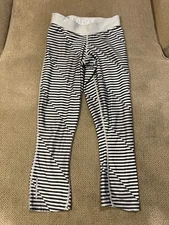 Men's Jock Nike Pro  3/4 Spandex Tights Compression Pants Gray Black XS