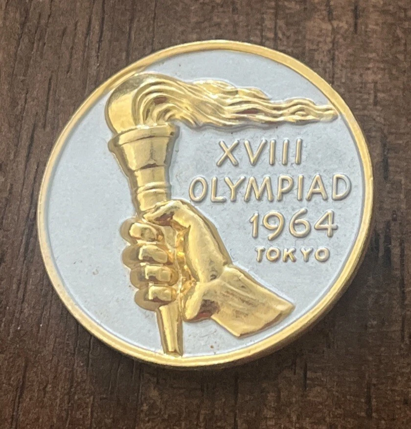 Gold Olympics Fan Apparel and Souvenirs Tokyo 1964 Event for sale