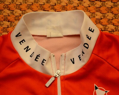 Maillot Cycliste Nalini Vendée U - Rouge, Taille XL, Manches Courtes - Occasion