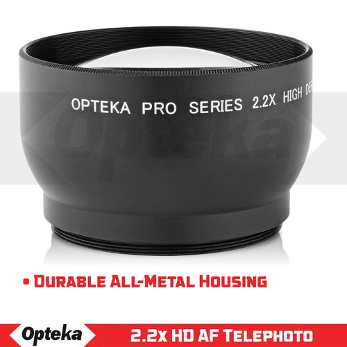 Opteka Telephoto 2.2X for Olympus M.Zuiko Digital ED 75mm f/1.8 Lens - Picture 3 of 10
