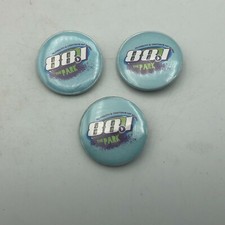 PinbackThe Park 88.1 Plymouth Canton Hit Music Radio Station Button Pin Lot Of 3