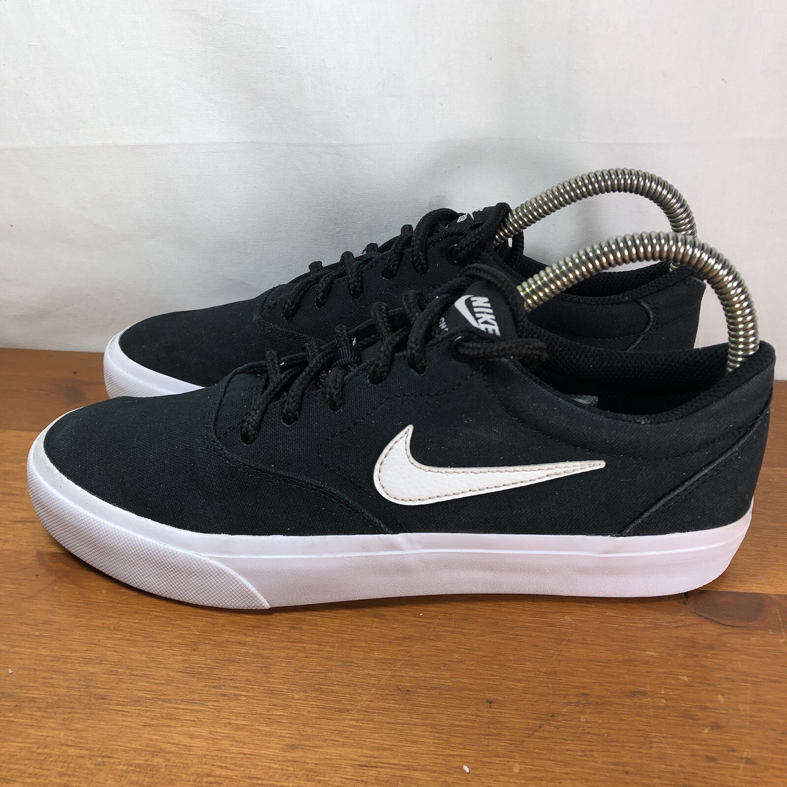 Size 7.5 - Nike SB Charge Canvas Black for sale online | eBay