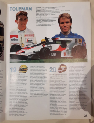 Portugal F1 Grand Prix 1984 Official Programe Ayrton Senna Rookie