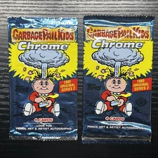 2014 Garbage Pail Kids Chrome Series 2 Empty Wrapper Hobby/Retail