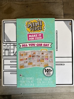 MGA's Mini Verse - Make It Mini Food ALL YOU CAN EAT Collection 101+ Pieces