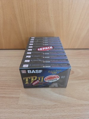 Leerkassetten BASF TP II Reference Maxima 90 Neu OVP 10 PACK TP 2 Hifi 90er RAR