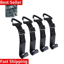 Headrest Hooks for Car Adjustable 4 Pack Vehicle Seat Back Organizer Storage ...