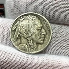 1913 Type 1 Higher Grade Near Full Horn Buffalo Nickel -  Better Date US Coin!
