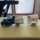 1960 Tonka Farms Stake Truck &Horse Trailer Professionally Restored NICE