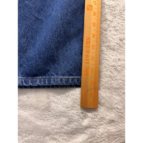 Carhartt B160 DST Relaxed Fit Jeans Men's 33x34 Blue Denim Work Utility Pants - Picture 6 of 10