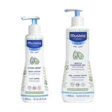 Mustela Baby Bath Gift Set - Hydra Bebe Lotion 10.14 fl oz  Gel 16.9 fl oz
