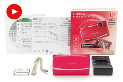 🎦Read!【N MINT in Box】Fujifilm FinePix Z90 Red Compact Digital