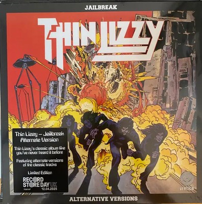 Thin Lizzy Jailbreak Alternative Versions LIMITED EDITION NEW OVP Vinyl LP