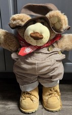 Vintage 1985 Furskins Dudley Teddy Bear Plush Xavier Roberts 22"