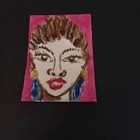 ACEO Art Original Abstract Painting Watercolor Gouache 2.5x3.5 — photo 2