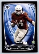 2014 Bowman 87 Jackson Jeffcoat Rookies Black   Seattle Seahawks Football Card
