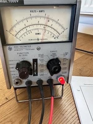 Hewlett Packard HP 410C Multimeter 60er Jahre vintage