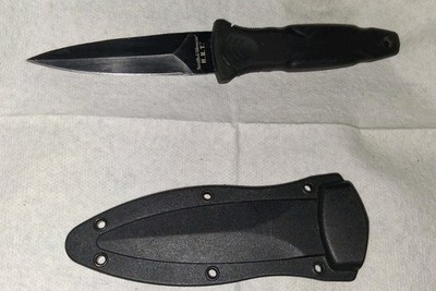 Smith & Wesson HRT Black Boot Knife w/ Sheath SWHRT3BF  *BRAND NEW IN BOX*