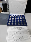 John F Kennedy Half Dollar Collection - 35 Coins from 1964 through 1999 w/ COA