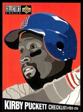 Kirby Puckett 1994 Collector's Choice #319 Twins MLB READ FREE SHIP AutographDen