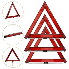 3 Pcs Warning Triangle Highway Traffic Triangles Safety Reflective