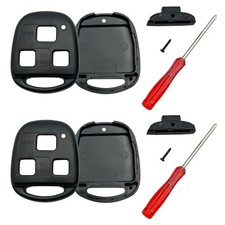 Key Fob Shell Case Replacement for Lexus ES GS GX is LS LX RX SC Black Black