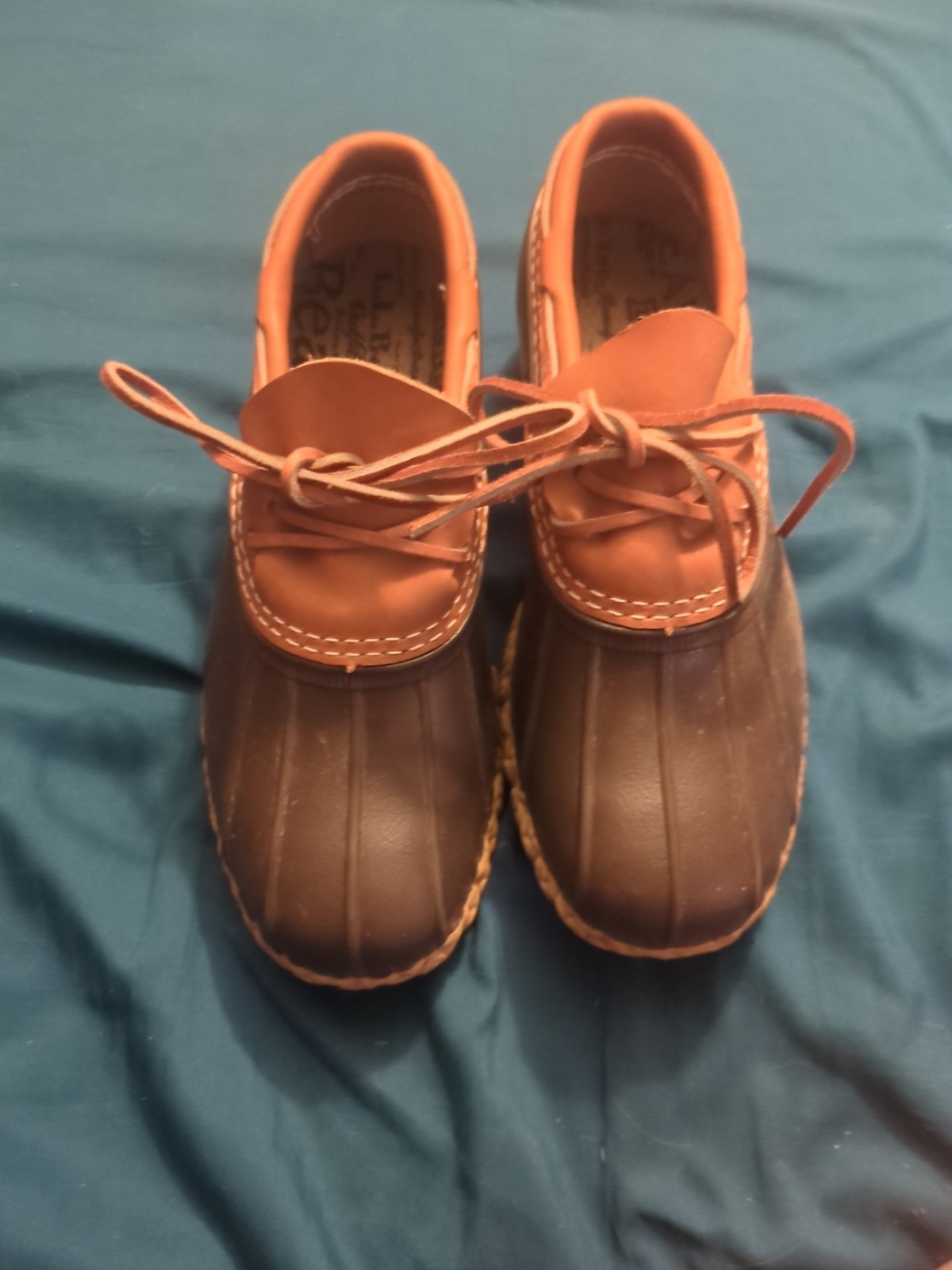 LL Bean Boots Low Duck Moc Made in Maine USA Rain Mud Muck Women's 6.5