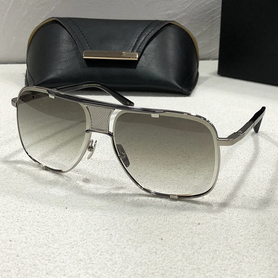 Gafas de sol cuadradas de metal de lujo elegantes de alta calidad DITA DRX2087 con protección UV Foto 4 de 4