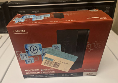 Toshiba Canvio 2TB External 5700RPM HDD USB 3.0 - NEW