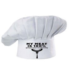 Funny Chef Hat Baker Adjustable Kitchen Grill BBQ Cooking Cap Gifts for Fathe...