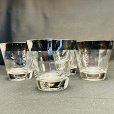 Vintage Wide Silver Rim Dorothy Thorpe Whiske...