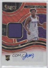 2020-21 Panini Select Rookie Jersey Red Wave Prizm Jahmi'us Ramsey Auto 11p9