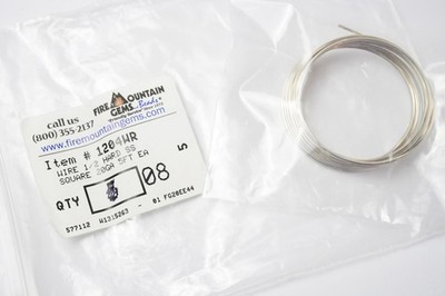925 Sterling Silver Wire - 5 ft length, various sizes/styles ~ You Pick