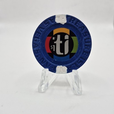Treasure Island Casino Las Vegas Nevada 2010 $1 Casino Chip E9687
