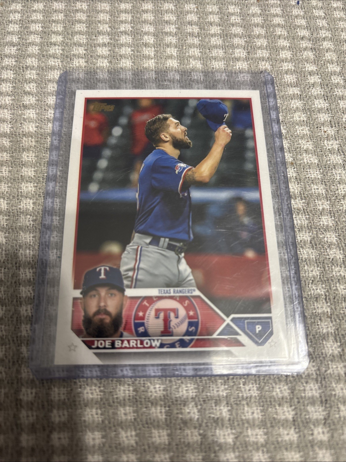 2023 Topps Series 1 - Joe Barlow #139 Ssp Image Variation Golden Mirror