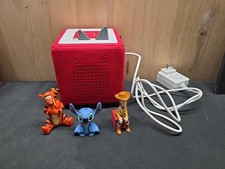 Tonies Disney Red Toniebox Bundle with Tigger, Woody, and Stitch Plugged In Only