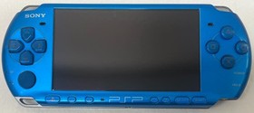 PSP 3000 Vibrant Blue / New Battery / Genuine Sony Charger / Region Free / 64 GB