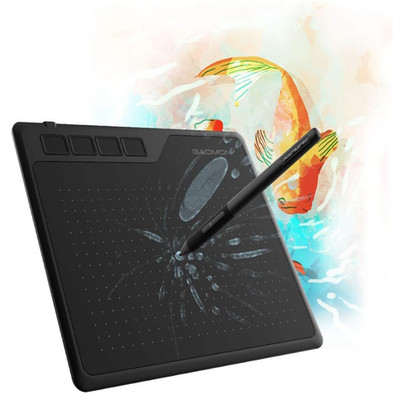 GAOMON S620 Grafiktablett 4 Tasten Stift Zeichentablett OS