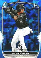 2023 Bowman Chrome SAPPHIRE PROSPECTS #BCP6 Wilber Sanchez RC Chicago White Sox