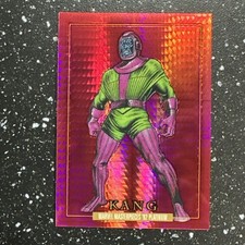 2024 SkyBox Marvel Masterpieces '92 Platinum Red Prism #44 Kang /492