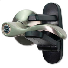 Door Lever Lock 2 Pack Prevents Toddlers Opening Doors. 3.25" L  1.5" W  4.5"H