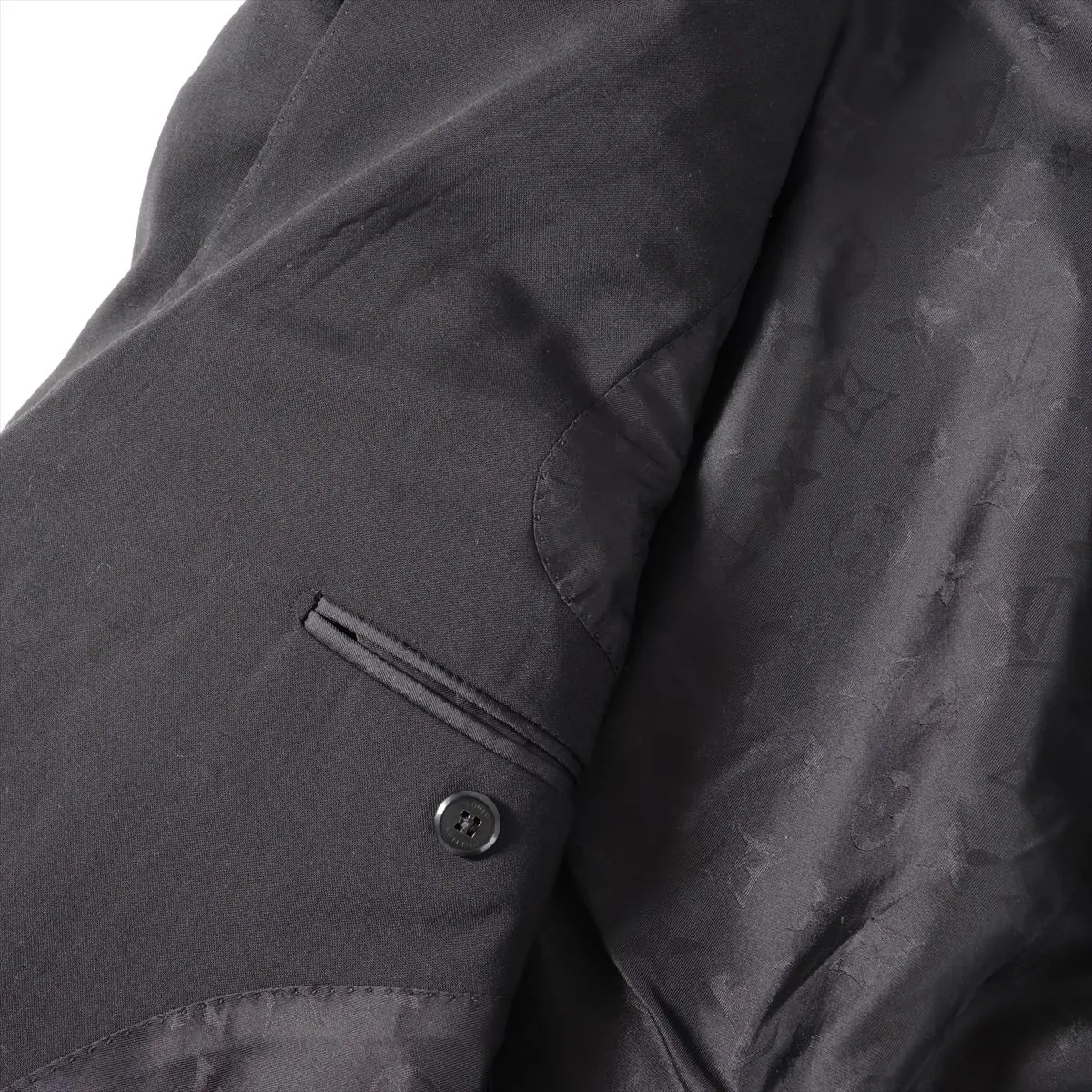 Louis Vuitton 23SS Wool Jacket 44 Men's Black  RM231F Monogram There are traces  thumbnail 5